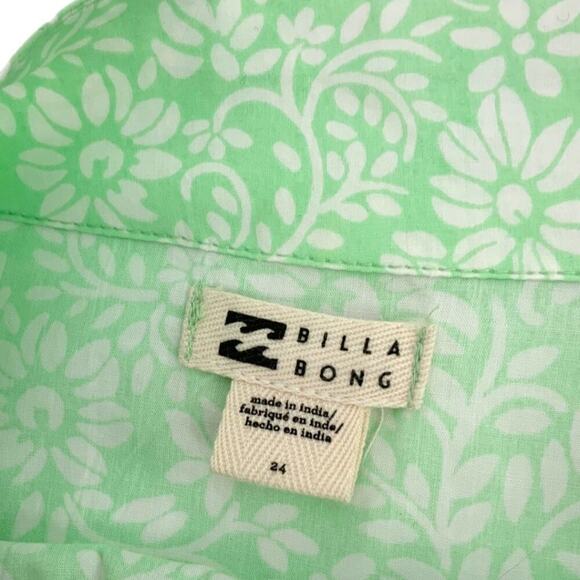 Billabong Honey Dew Floral Tropic Sun A-Line Skirt Size 24 / 00 NWOT $50 MSRP - Picture 3 of 7